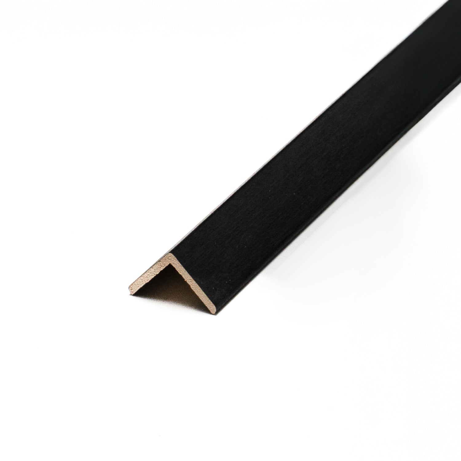 Perfil Esquina exterior • WPC Wall Panel • Negro • 2.5x2.5x240cm