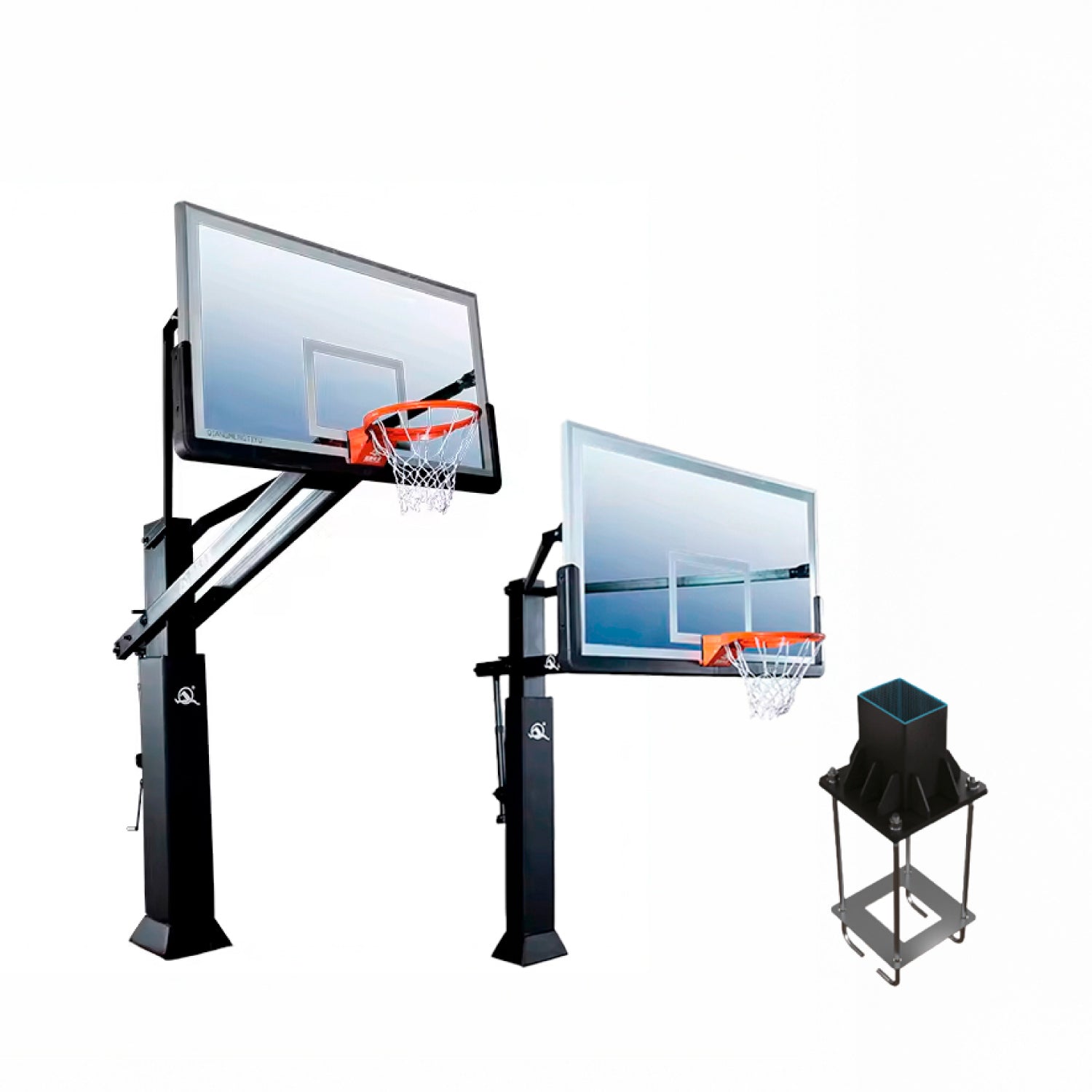 Tablero de Basketball • Dunking 300 Profesional • Anclaje a Suelo • Altura Regulable