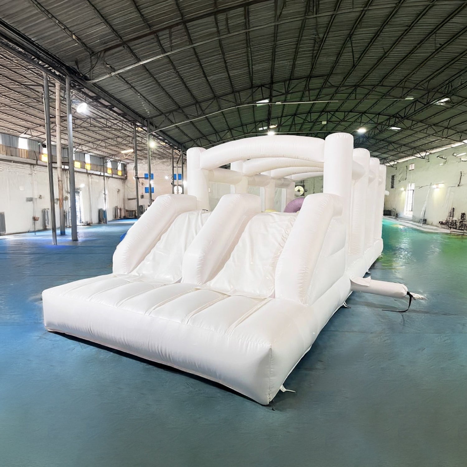 Juego Inflable • Túnel con Tobogán • 7x3m