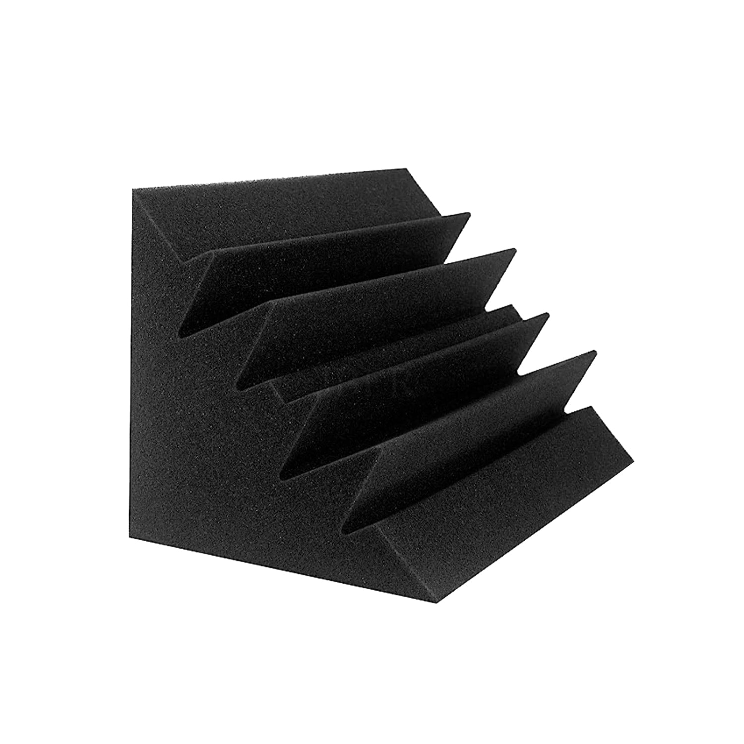 Panel Acústico Trampa de Bajos • AutoAdhesivo • Negro • 25x25x50cm