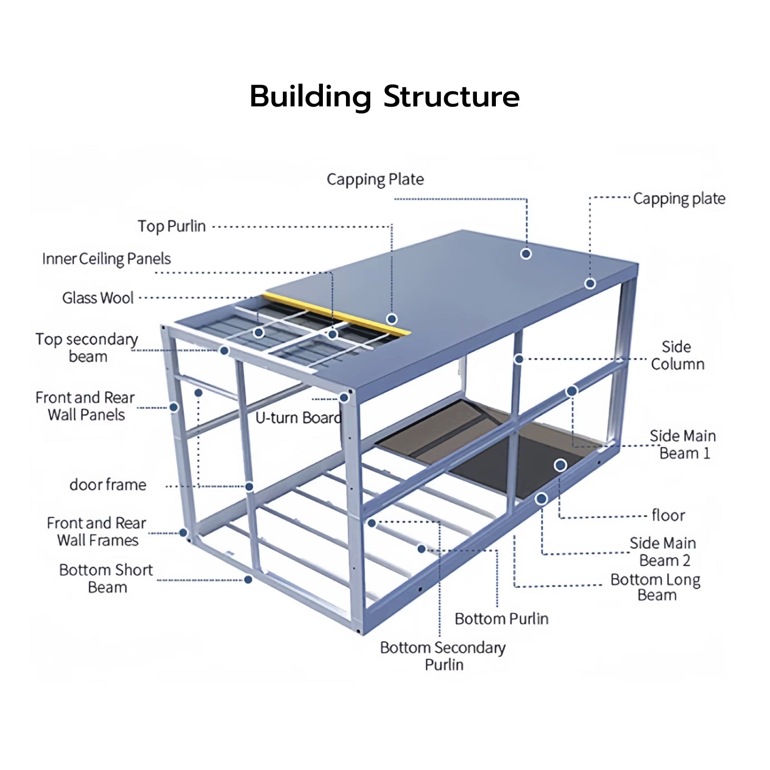 Módulo Plegable • Gris • 1 Pieza • 5,8x2,5x2,45 mt