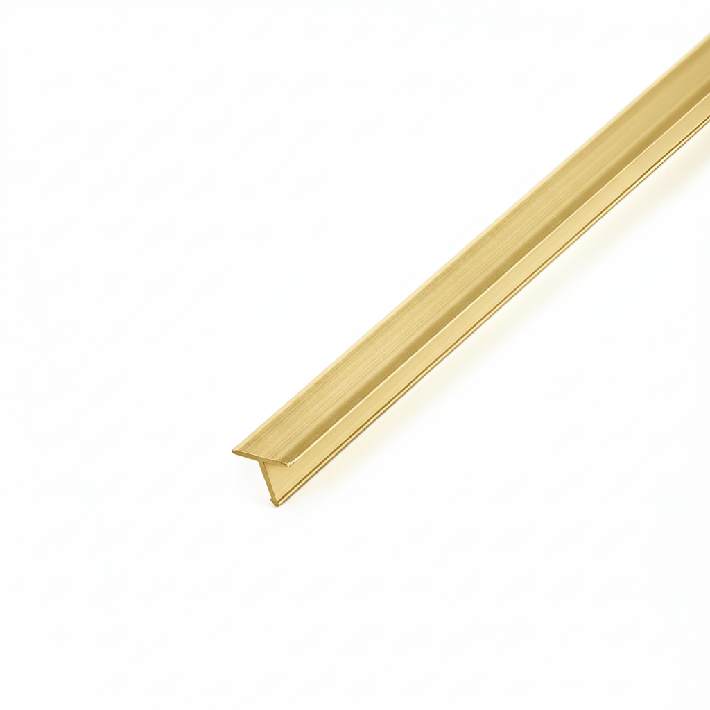 Perfil • Terminaciones Panel Mármol PVC • 244cm • Unión Tipo T