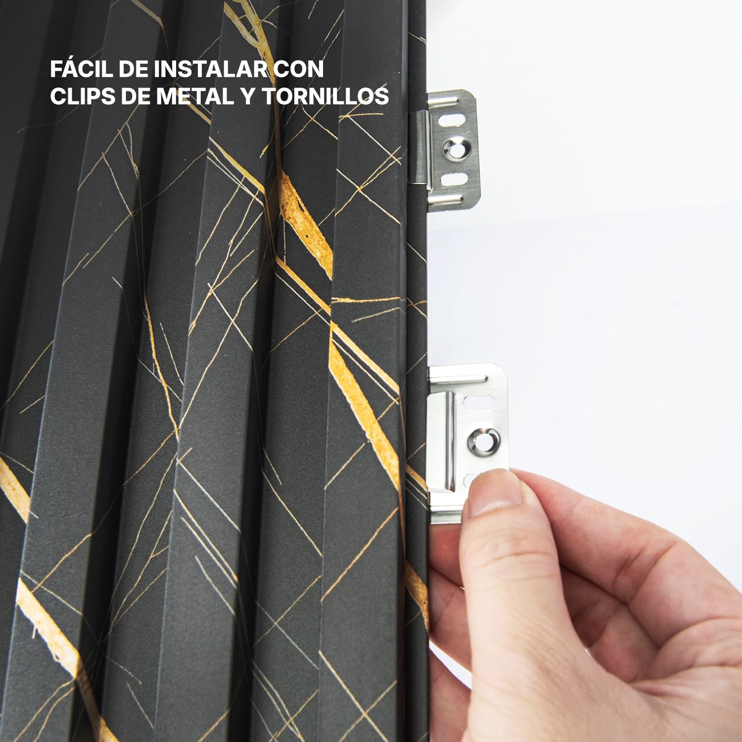 Revestimiento interior • WPC Wall Panel • Dark • 15x240x1cm