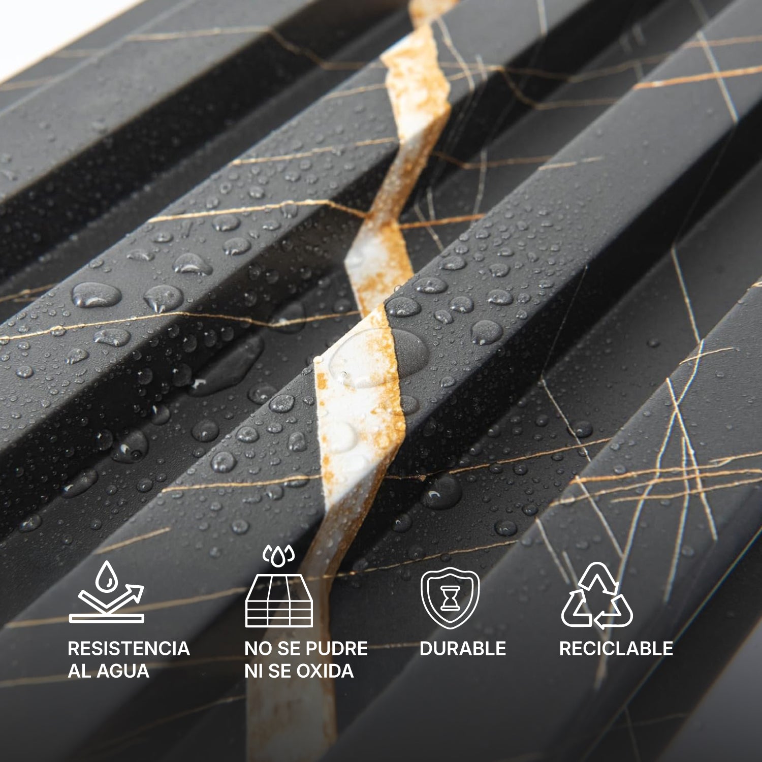 Revestimiento interior • WPC Wall Panel • Dark • 15x240x1cm