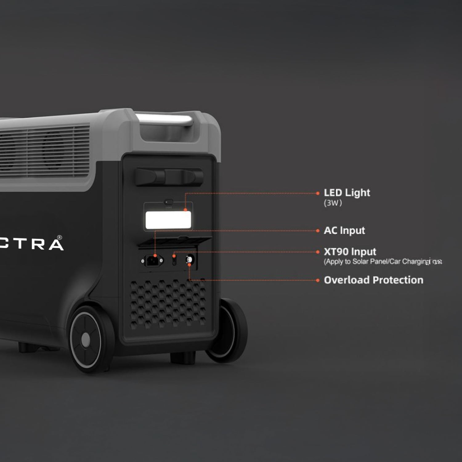 Estación de Energía Solar Spectra • Portátil Outdoor • 3840Wh/3600W • Recargable