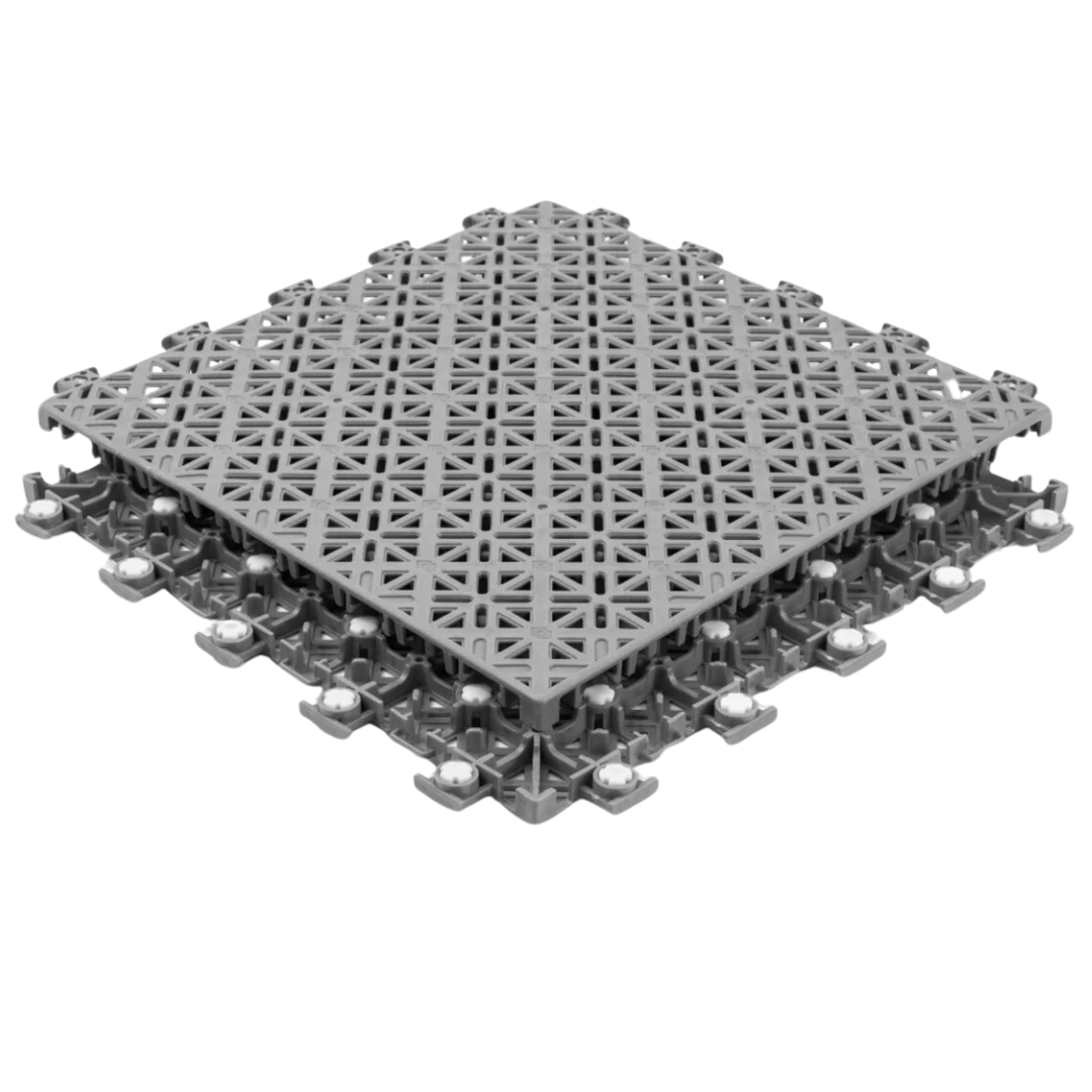 Piso Deportivo Modular Outdoor - Elastic Pro - 30.3x30.3x1.5cm
