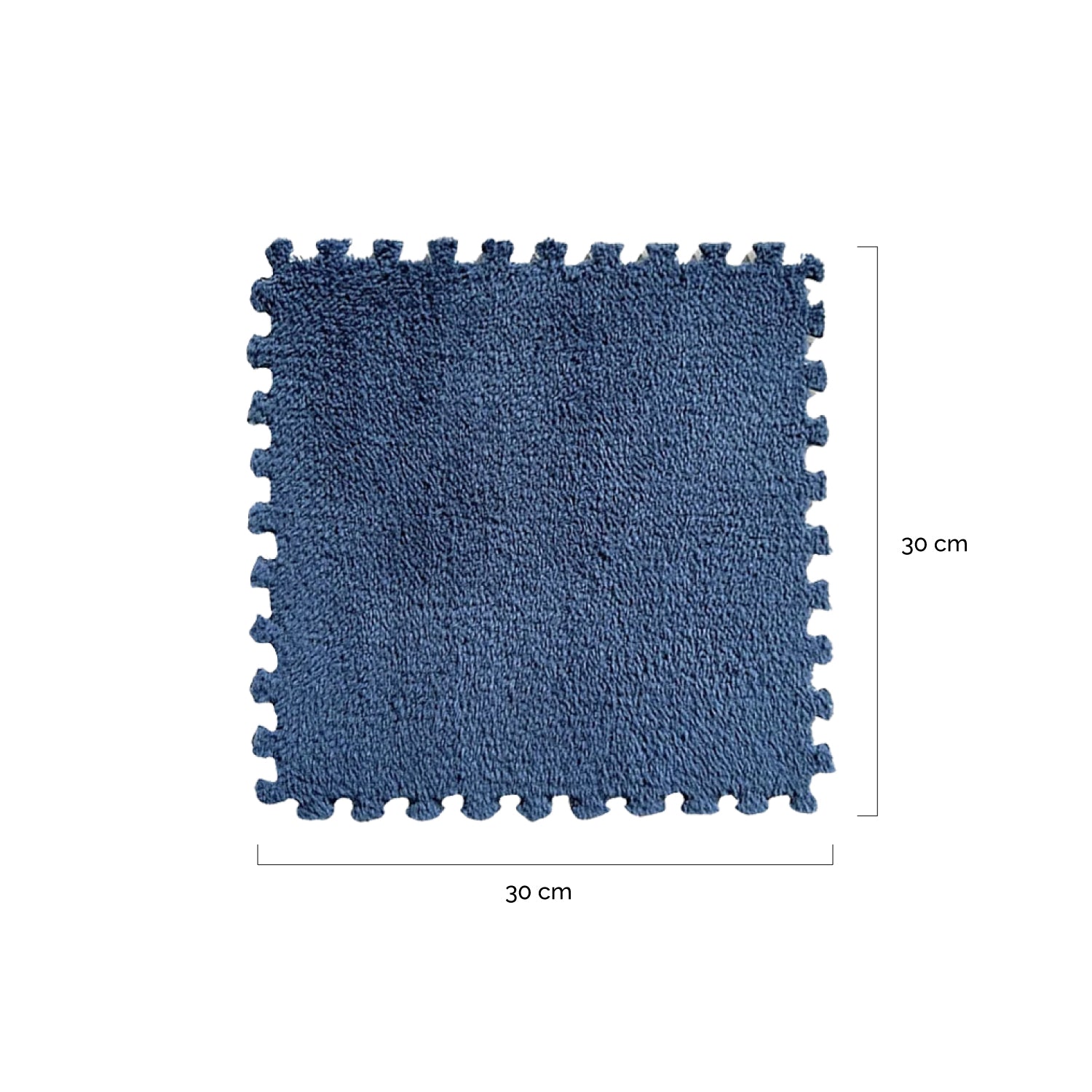 Piso Tatami Acolchado para Niños • Alfombra Goma Eva • Antideslizante • Modular • 30x30x1cm • Celeste
