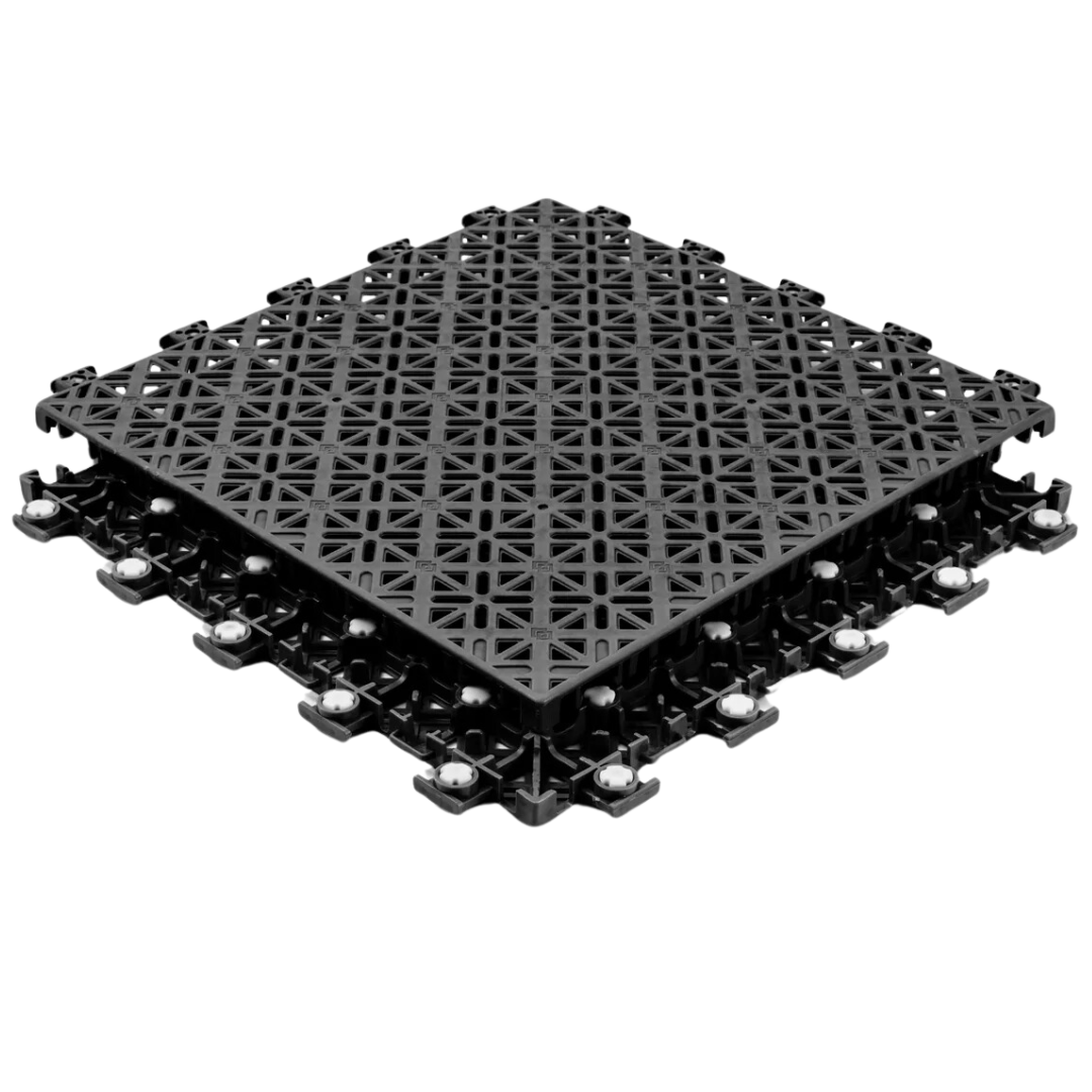 Piso Deportivo Modular Outdoor • Elastic Pro • 30.3x30.3x1.5cm • 4.6 m2 • Unidad