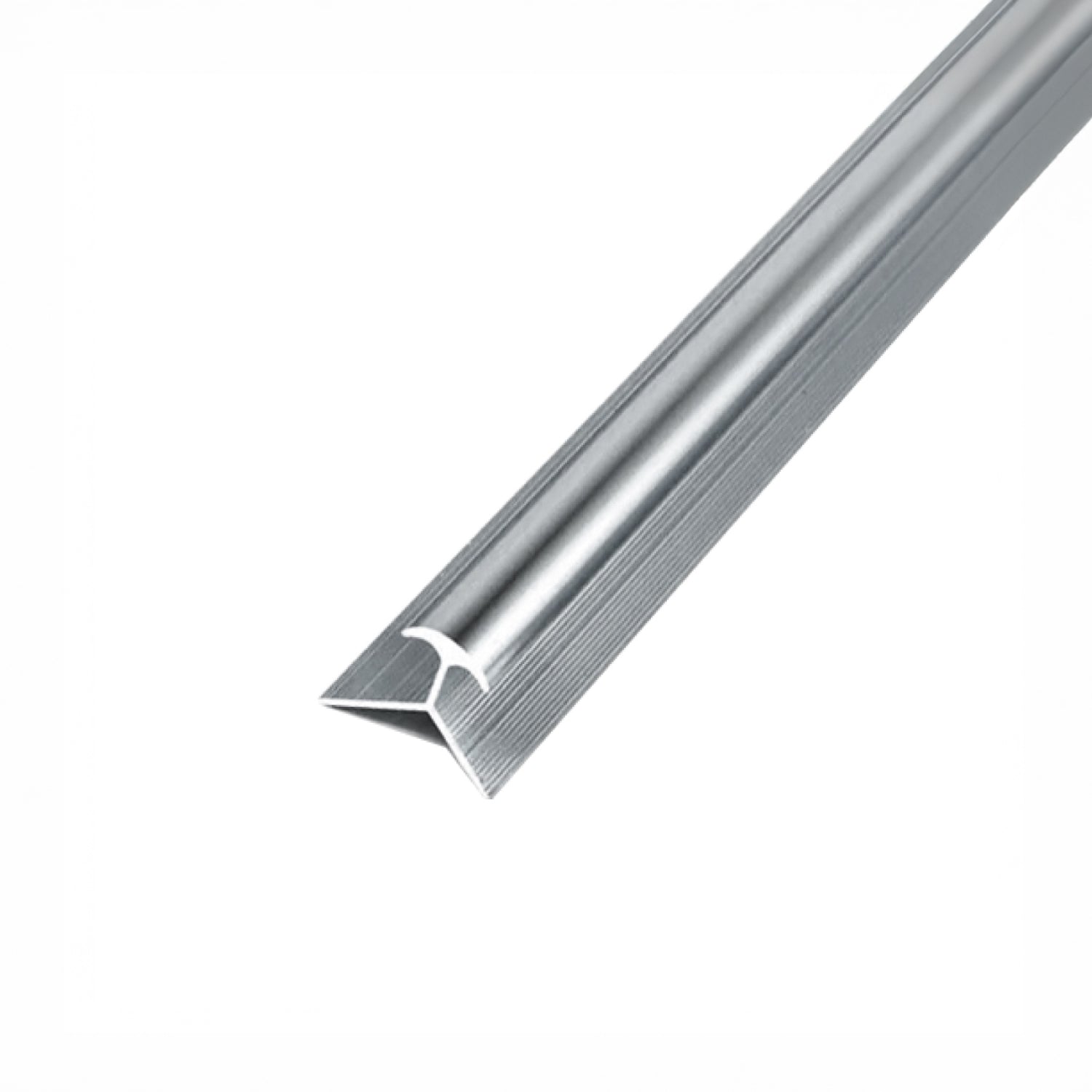 Perfil • Terminaciones Panel Mármol PVC • 244cm • Unión Tipo Esquina Exterior Redonda