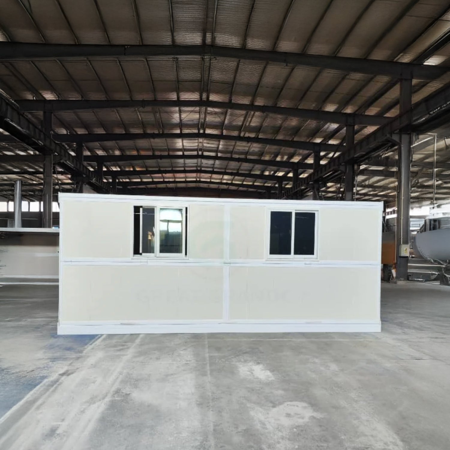 Módulo Plegable • Blanco Vidrio • 1 Pieza • 5,8x2,5x2,45 mt