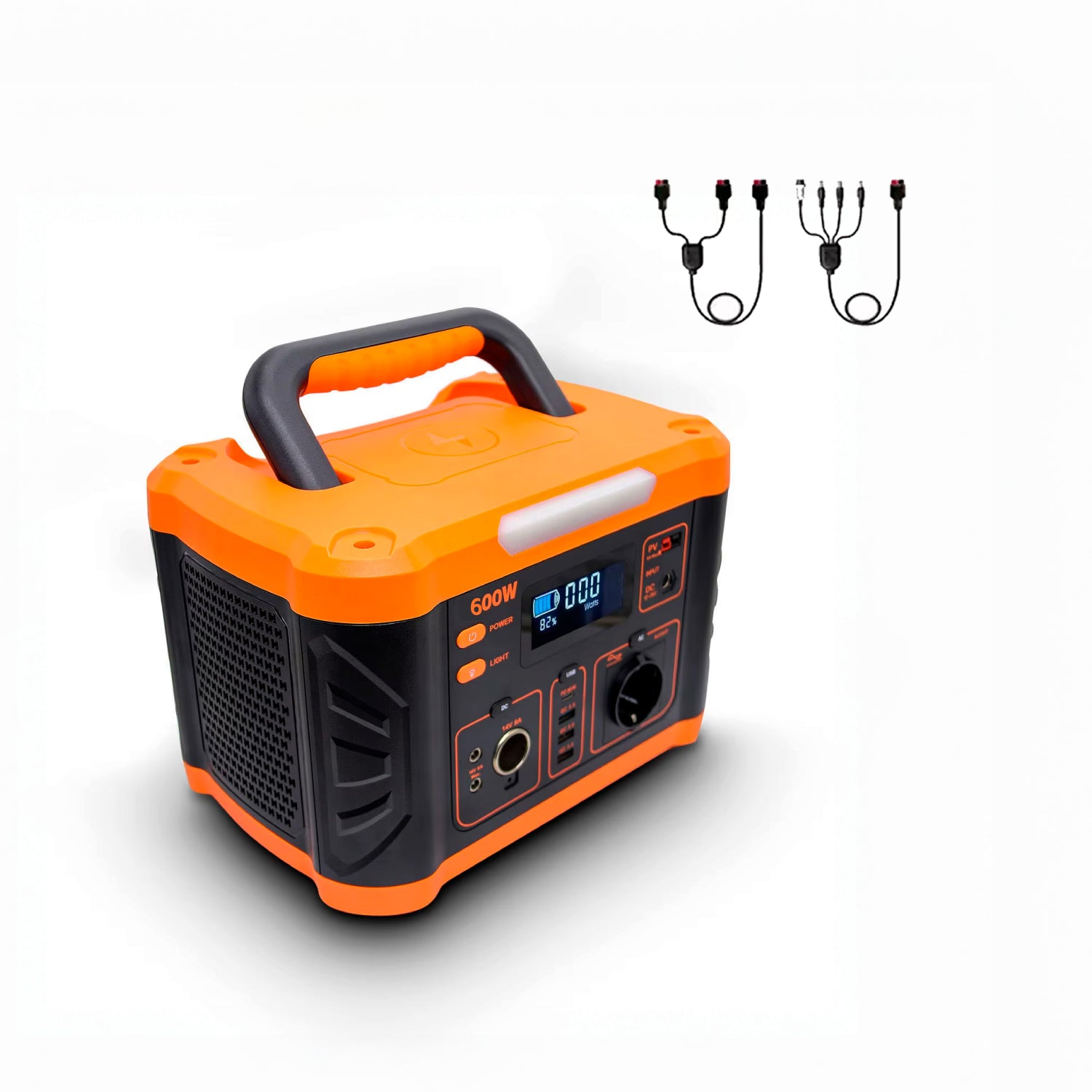 Estación de Energía Solar Portátil Outdoor • 600W • Recargable