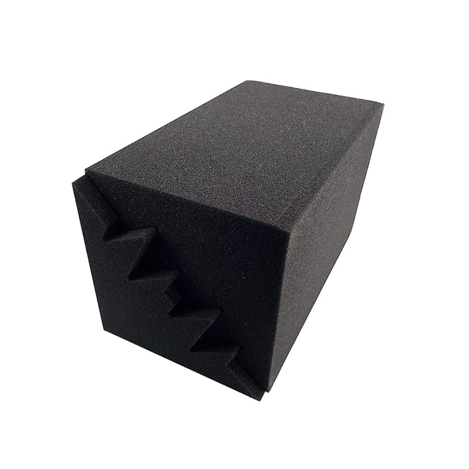 Panel Acústico Trampa de Bajos • AutoAdhesivo • Negro • 25x25x50cm