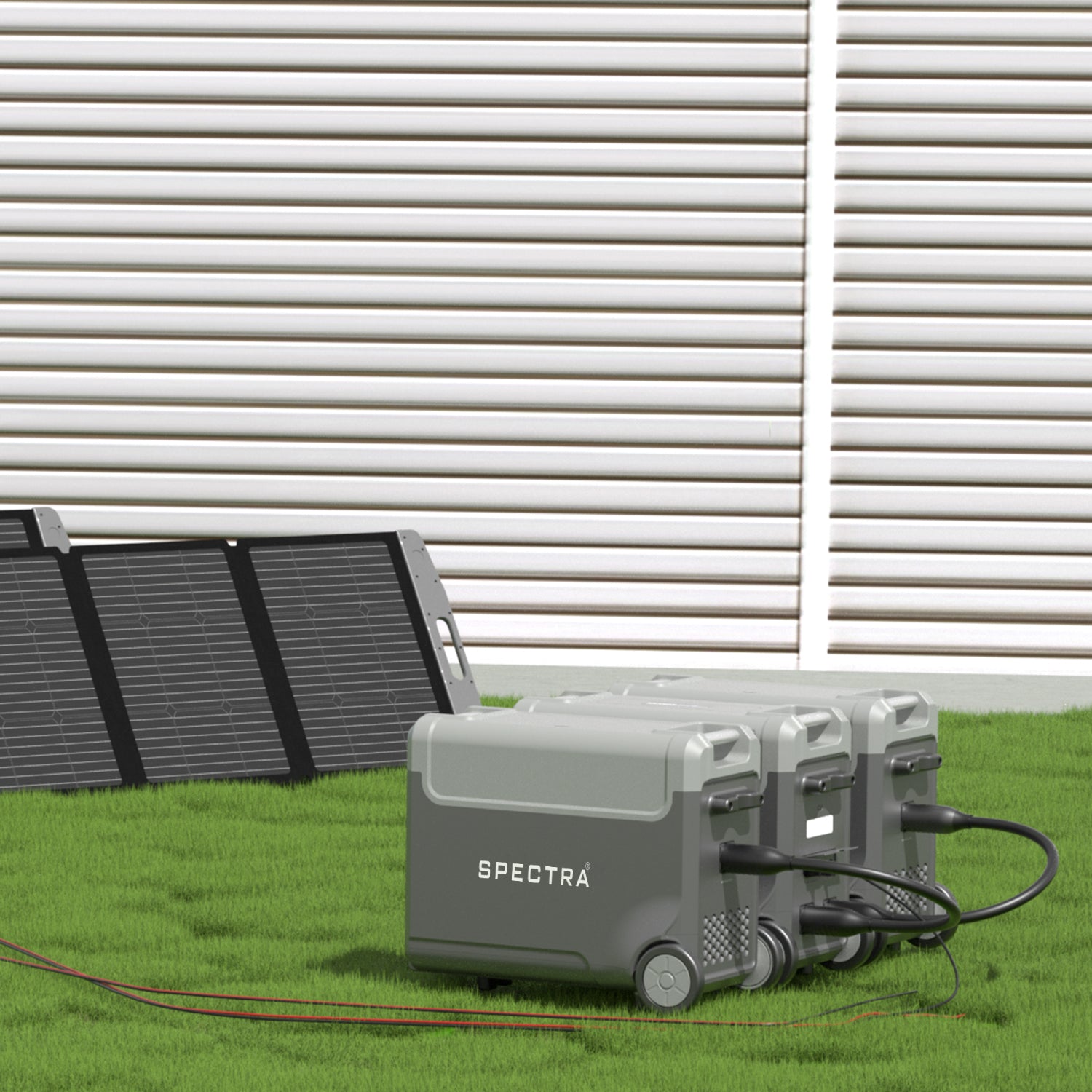 Estación de Energía Solar Spectra • Pack x 3 • Portátil Outdoor • 11.520Wh/10.800W • Recargable