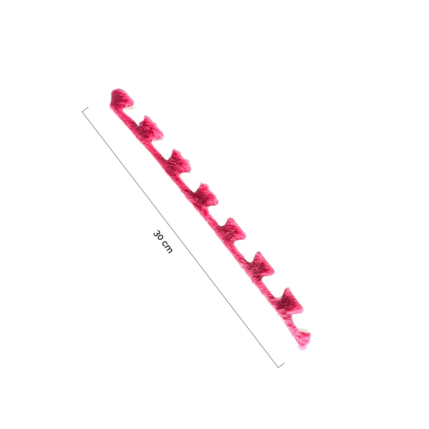 Borde Piso Tatami Acolchado para Niños • Modular • 30x3cm • Rosa Fuerte