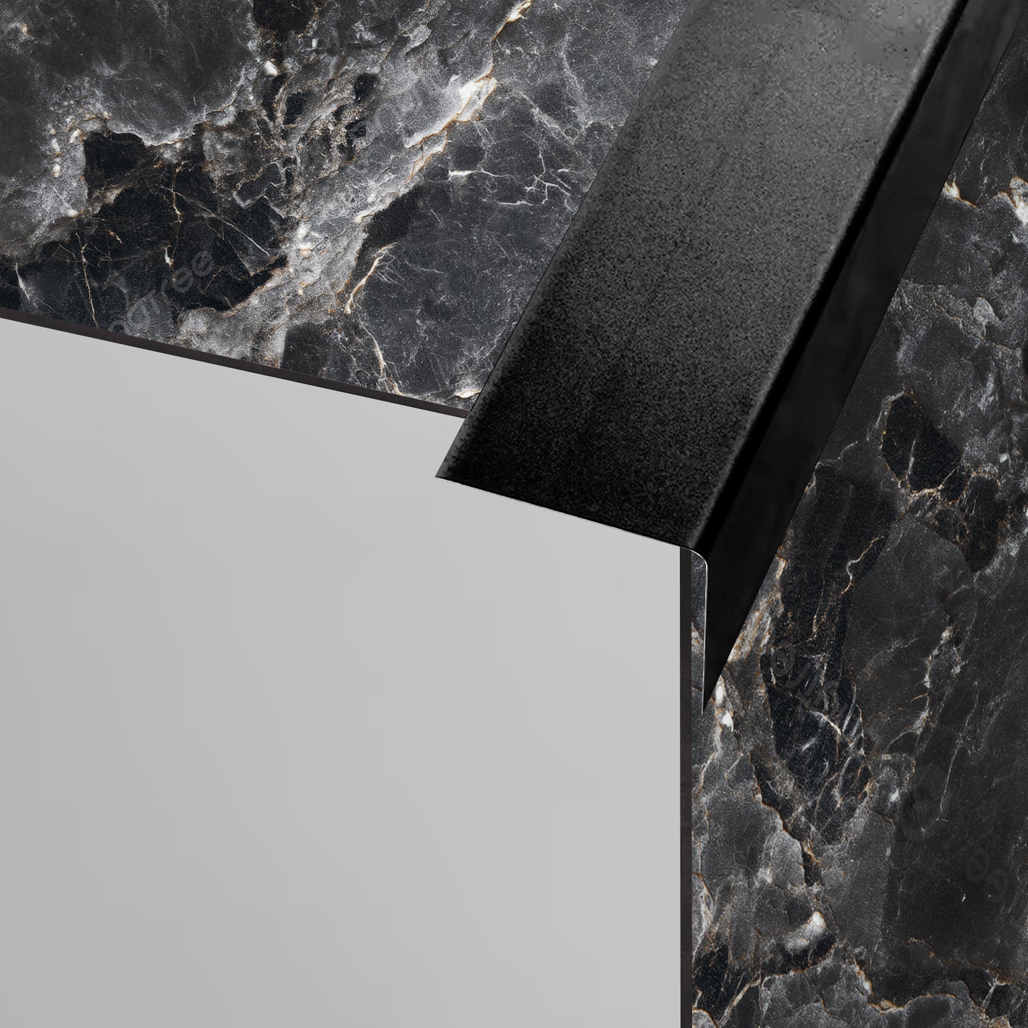 Perfil • Terminaciones Panel Mármol PVC • 2.5m • Unión Tipo L