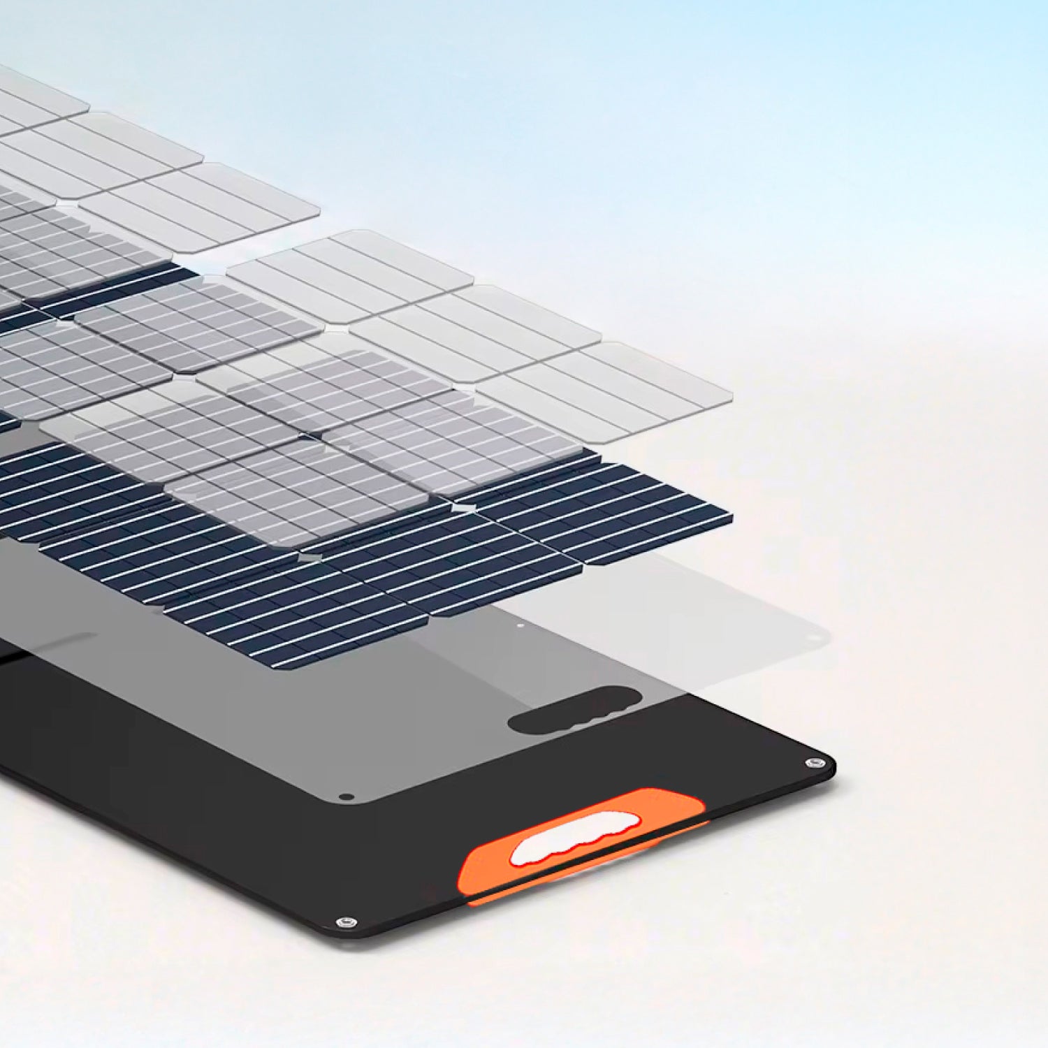 Panel Solar Portátil • 200W • Plegable • Soportes ajustables