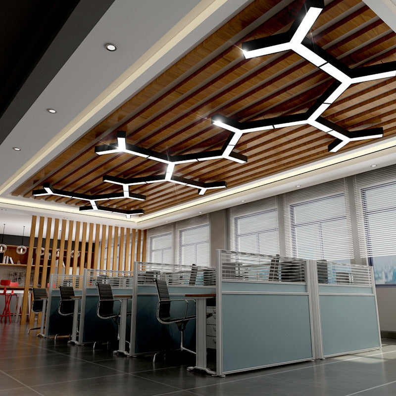 Luz Led Spectra Geométrica • Dimmiable 3.000-5.000-6.500K • Arista 1.2 mts • 120W