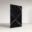 Revestimiento interior • Panel Mármol PVC • 244x122x0.3cm • Negro Nórdico