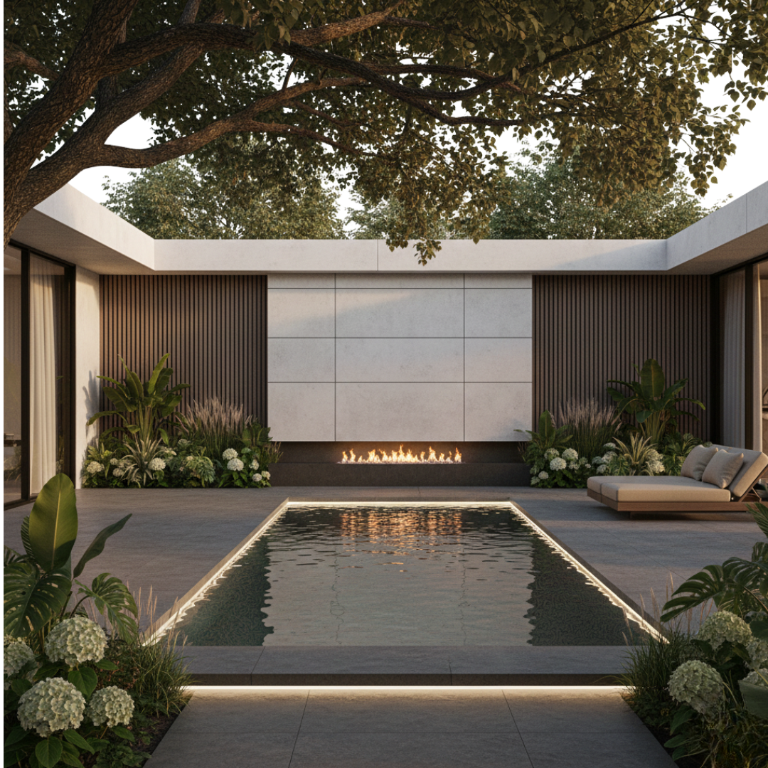 Revestimiento Exterior • WPC Wall Panel • Perfil Nogal Natural • 290cm