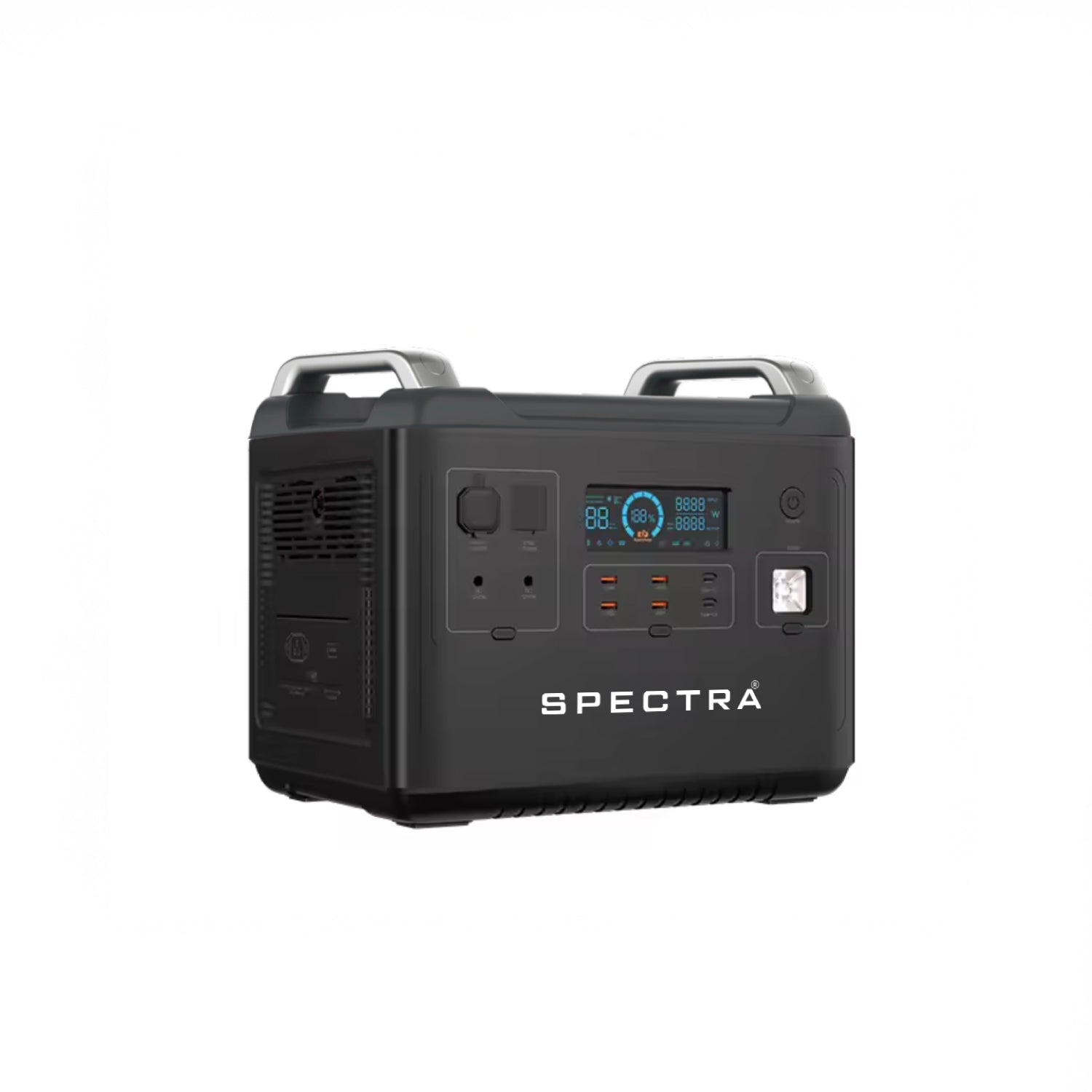 Estación de Energía Solar Spectra • Portátil Outdoor • 2048Wh/2000W • Recargable