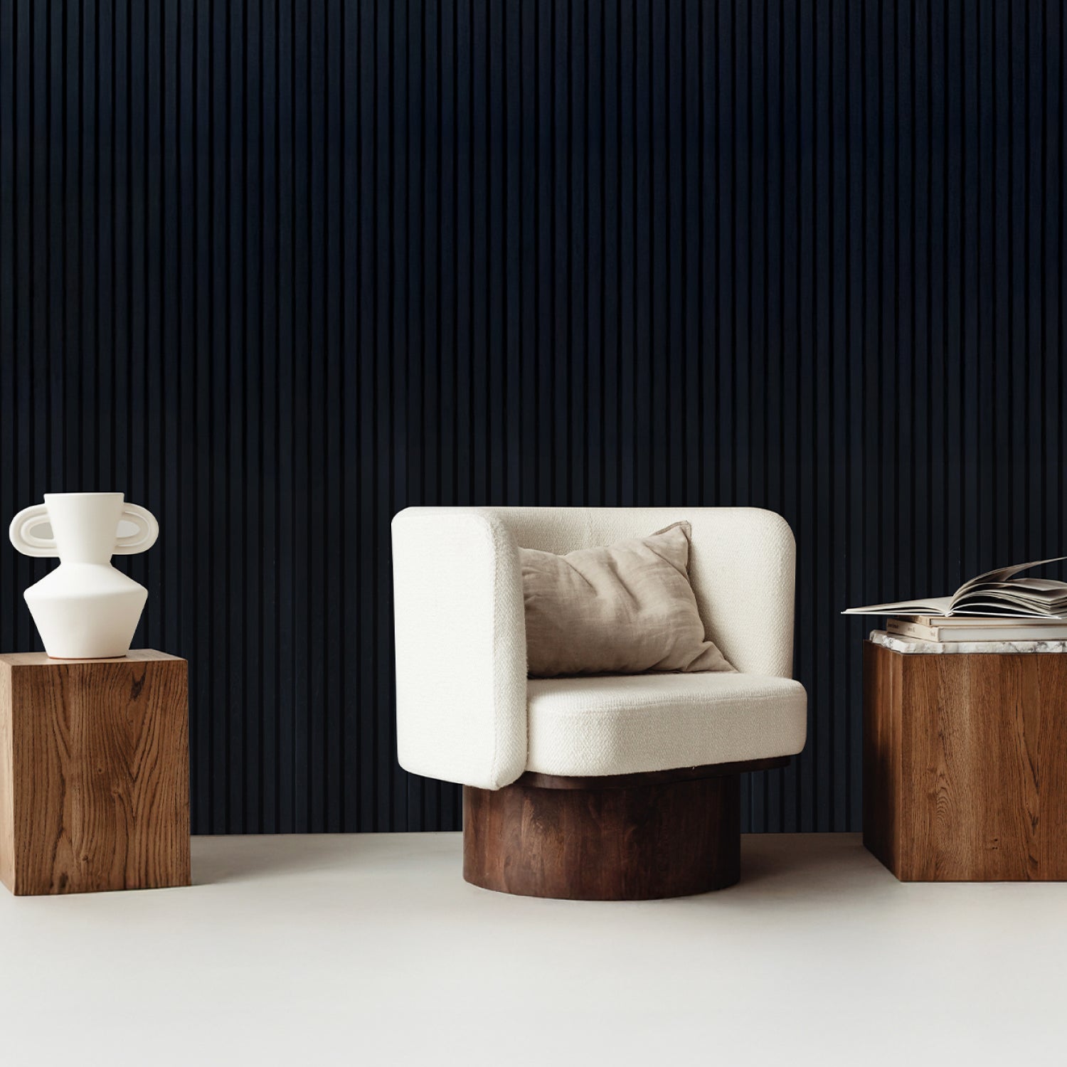 Panel Acústico Madera & PET • 240x60cm • 2.1cm de espesor