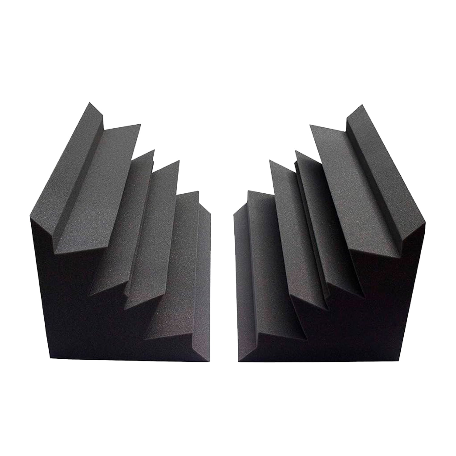 Panel Acústico Trampa de Bajos • AutoAdhesivo • Negro • 25x25x50cm