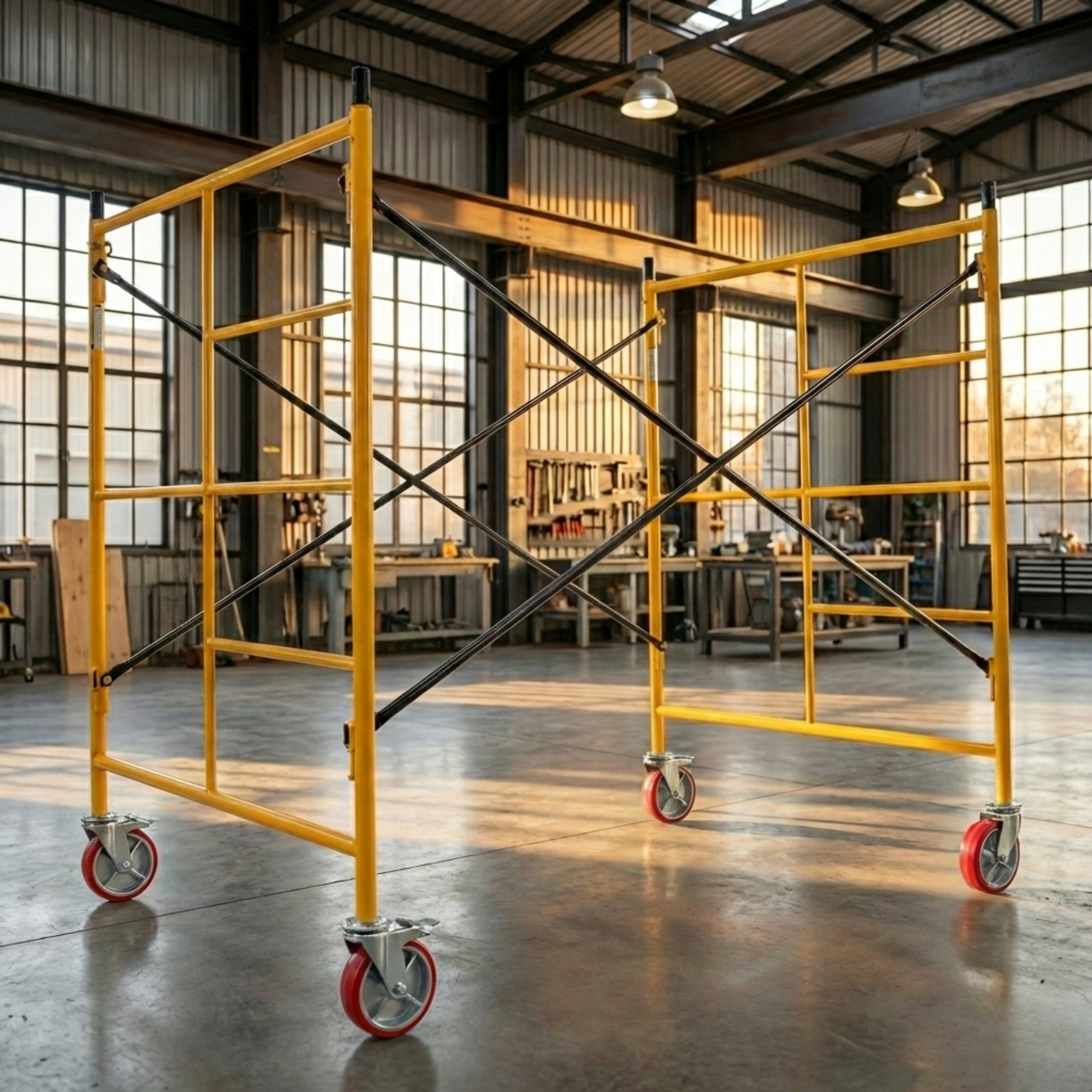 Kit 4 Ruedas Andamios Diametro 6"