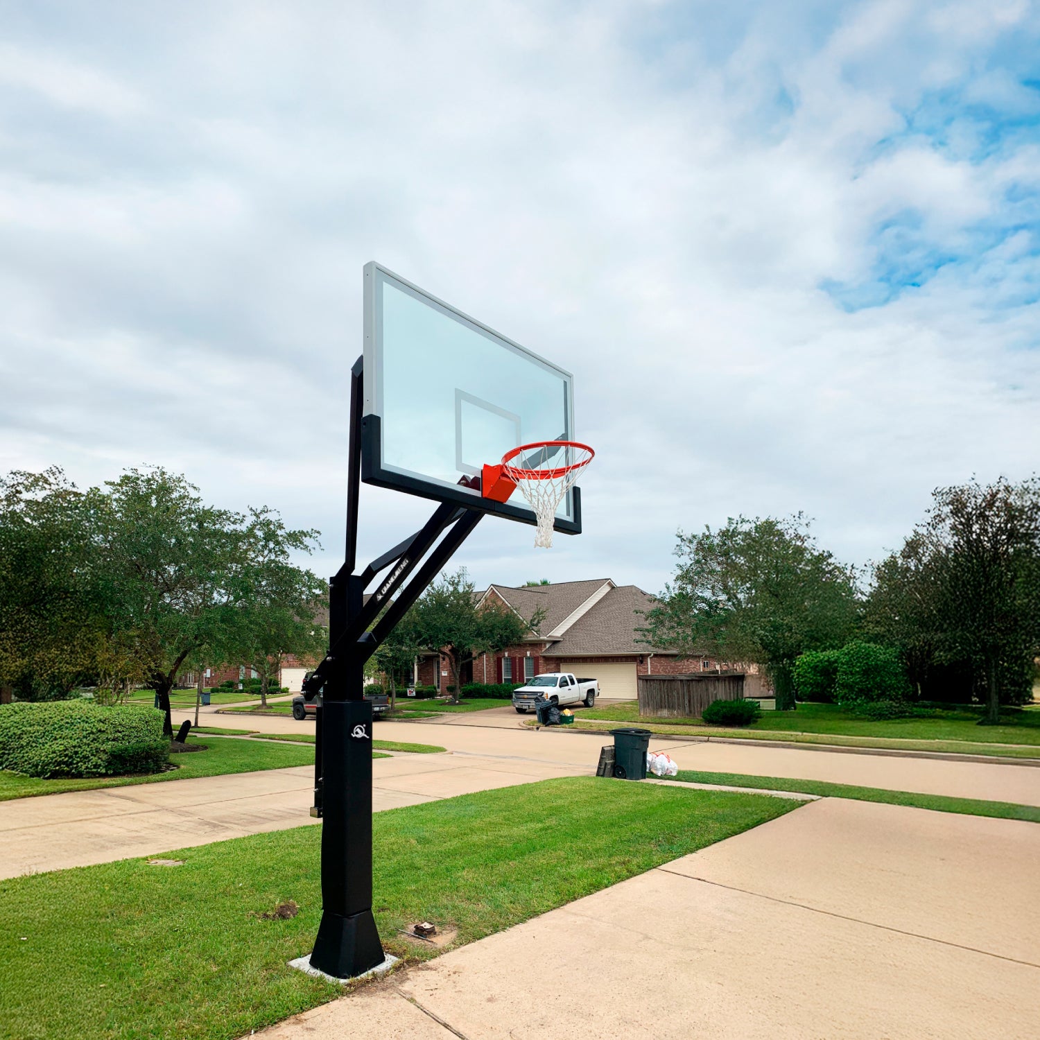 Tablero de Basketball • Dunking 300 Profesional • Anclaje a Suelo • Altura Regulable