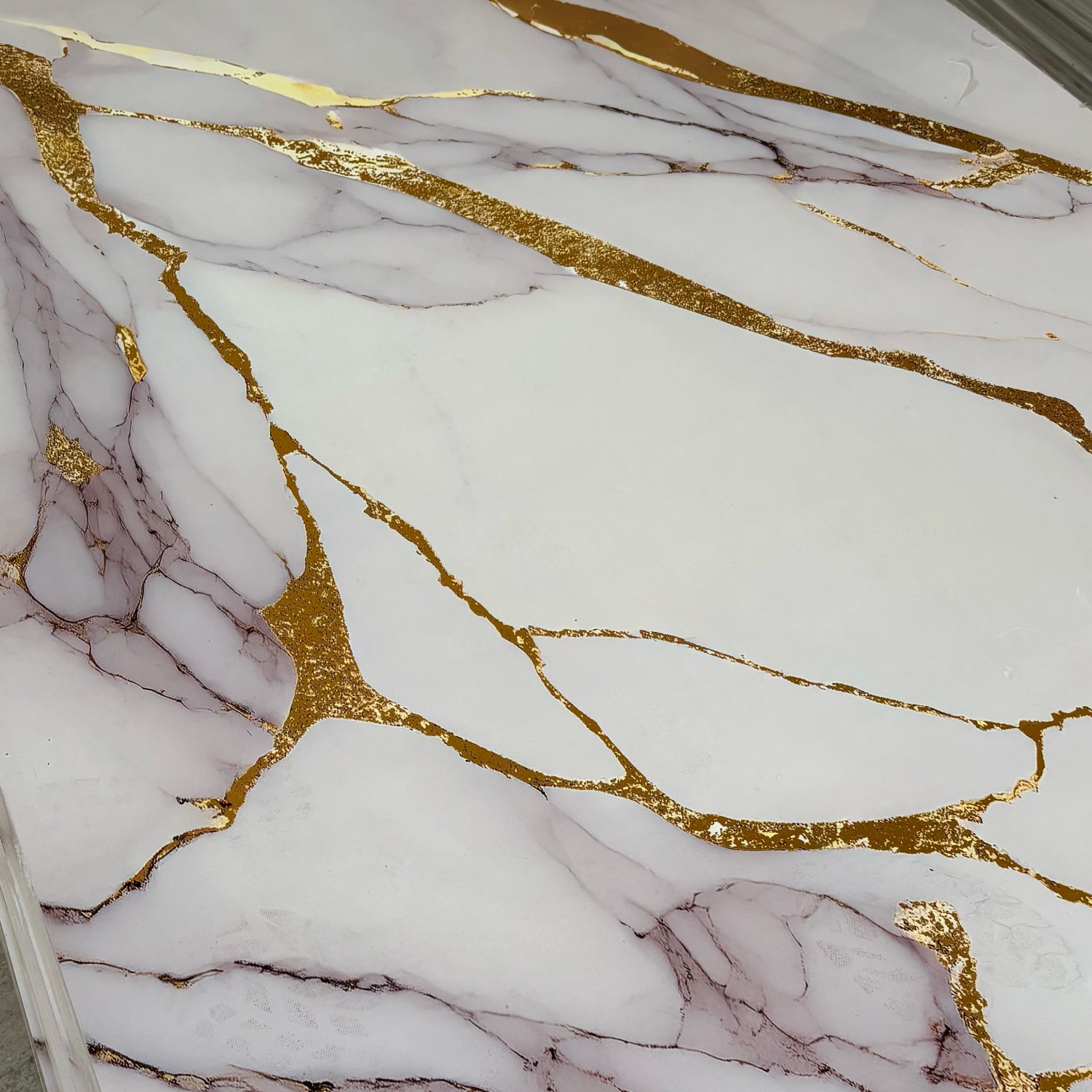 Revestimiento interior • Panel Mármol PVC • 244x122x0.3cm • Blanco Imperial