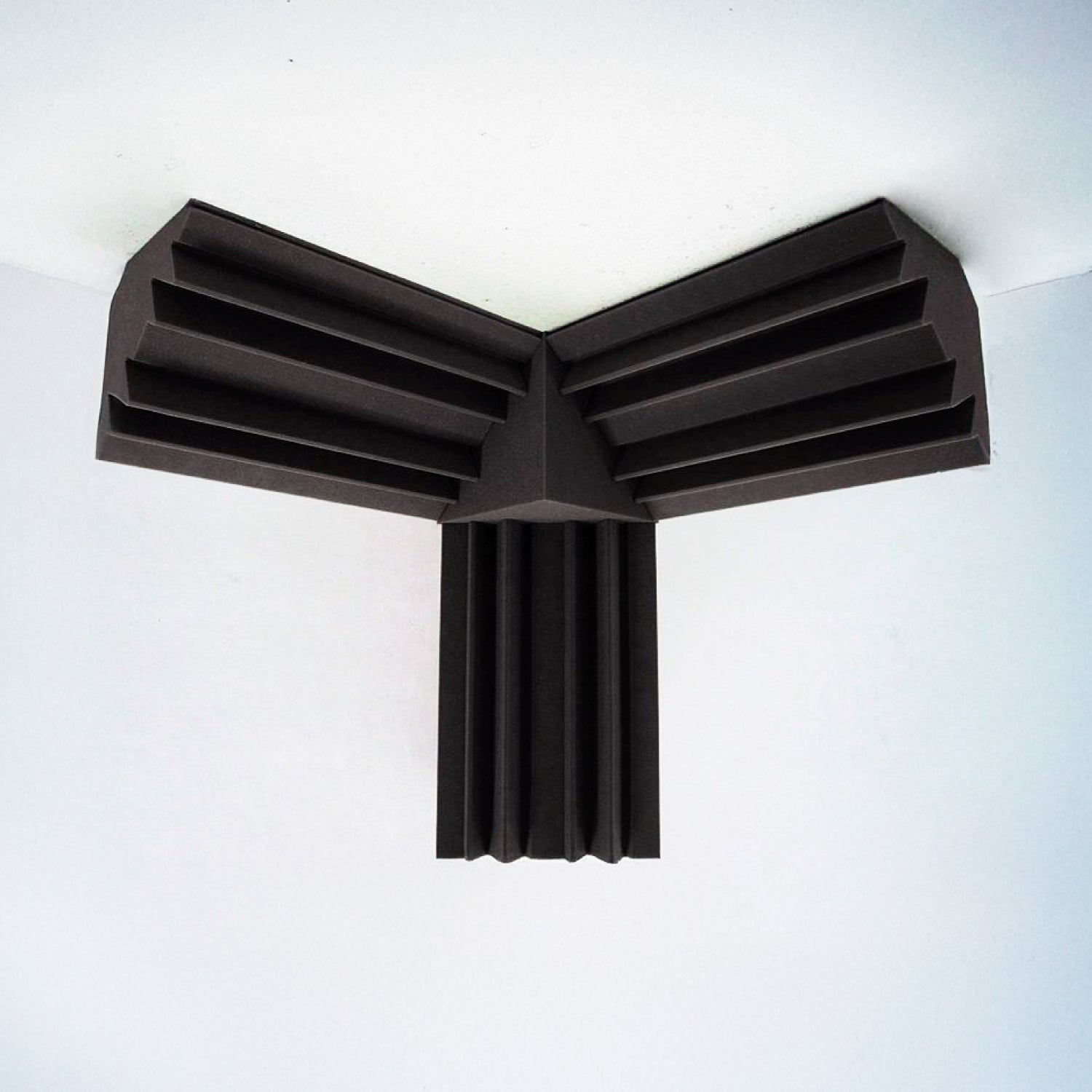 Panel Acústico Trampa de Bajos • AutoAdhesivo • Negro • 25x25x50cm