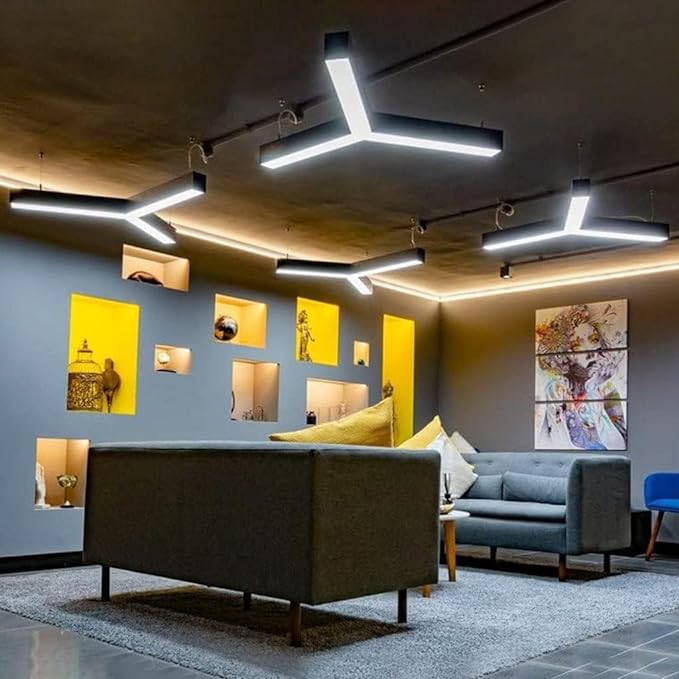 Luz Led Spectra Geométrica • Dimmiable 3.000-5.000-6.500K • Arista 1.2 mts • 120W