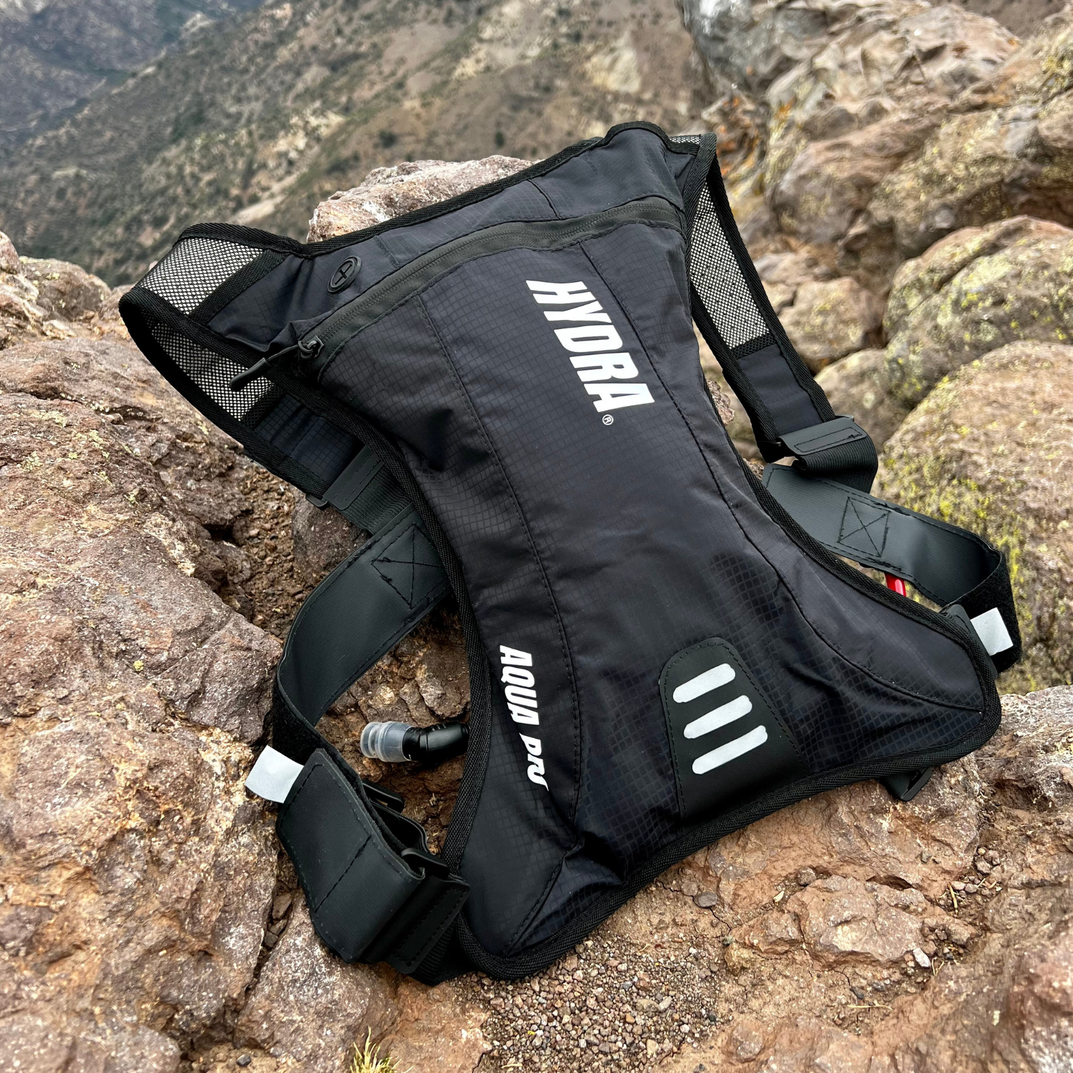 Mochila Hidratación • Hydra Pro • 2lt • Nuevo Modelo 2025 Incluye Manguera Extension para Casco