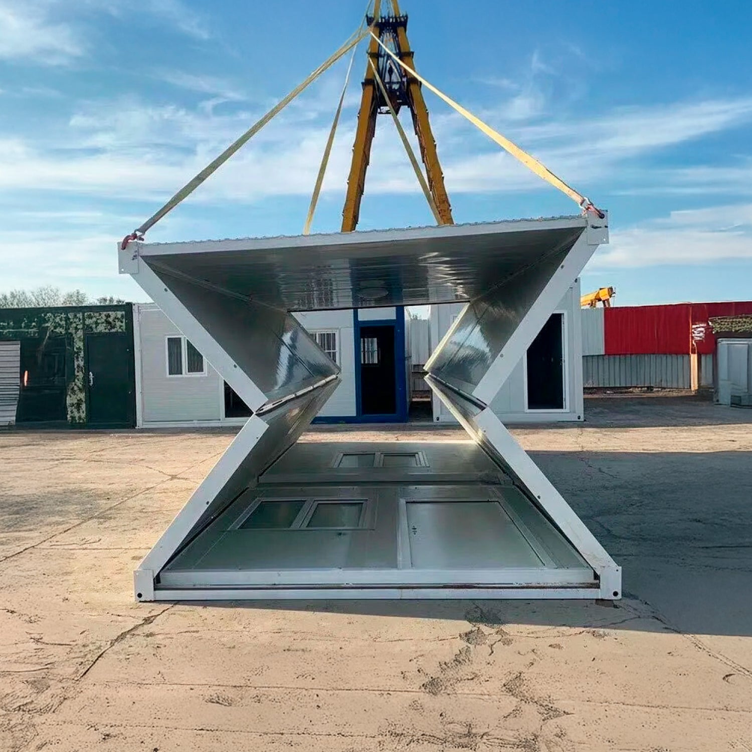 Módulo Plegable • Madera • 1 Pieza • 5,8x2,5x2,45 mt