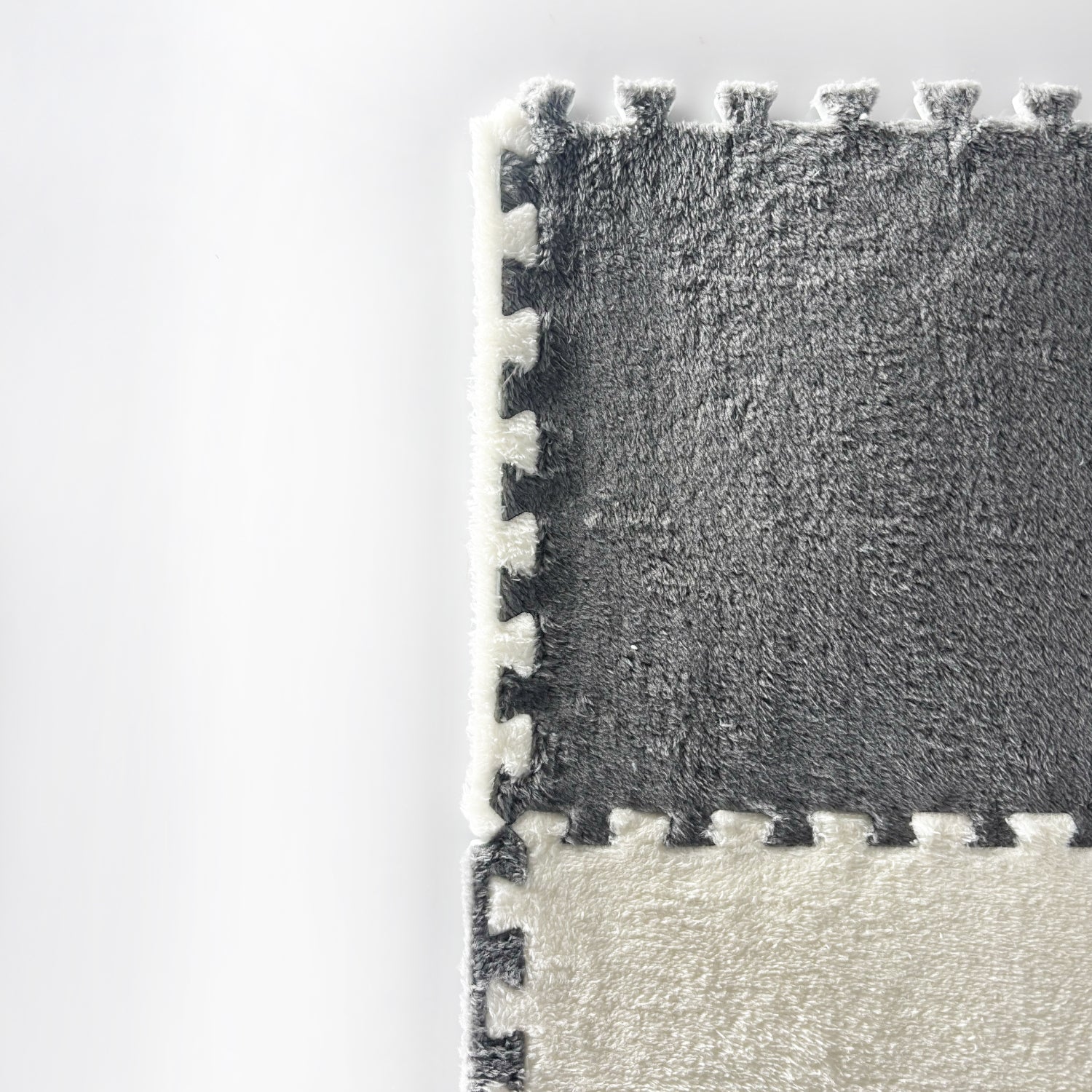 Borde Piso Tatami Acolchado para Niños • Modular • 30x3cm • Gris