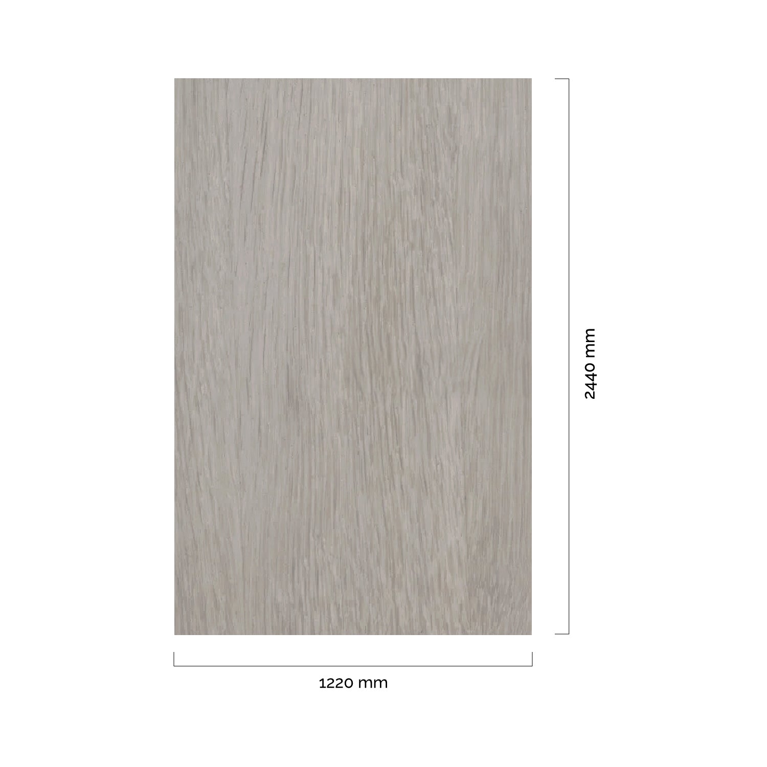 Revestimiento interior • Panel Compuesto Bamboo • 244x122x0.7cm • Efecto Madera Gris
