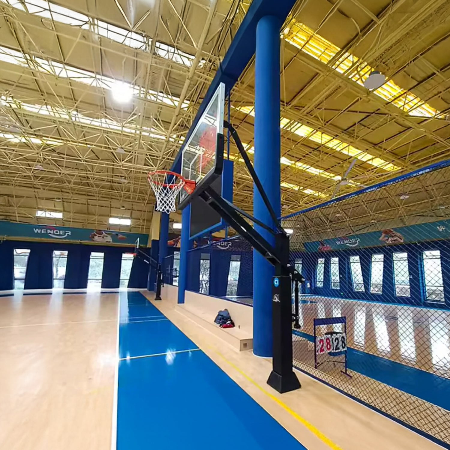 Tablero de Basketball • Dunking 300 Profesional • Anclaje a Suelo • Altura Regulable