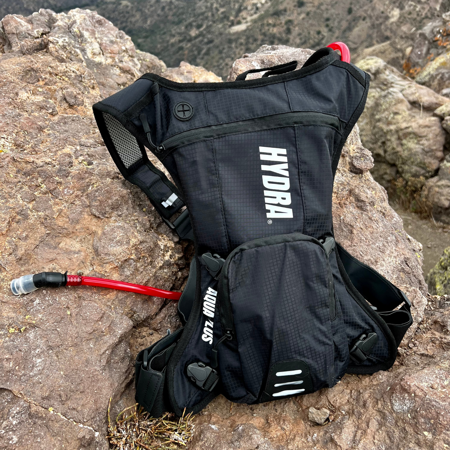 Mochila Hidratación • Hydra Plus • 2L • Pack Doble • Nuevo Modelo 2025 Incluye Manguera Extension para Casco