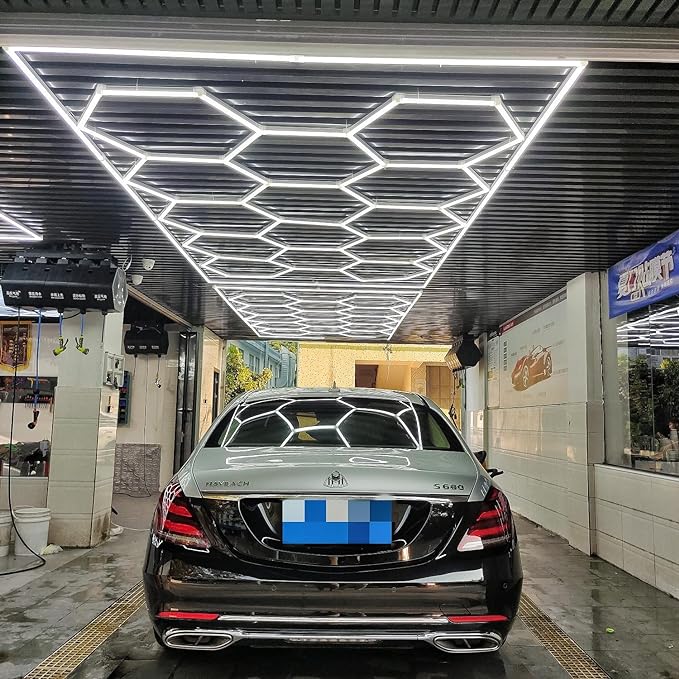 Luz Led Spectra • Kit 17 Hexágonos • 5.04x2.38 mts • 544 Watts