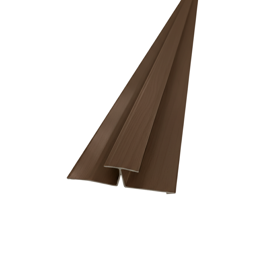 Perfil Tipo H • Café • Metal Siding • 290cm de largo