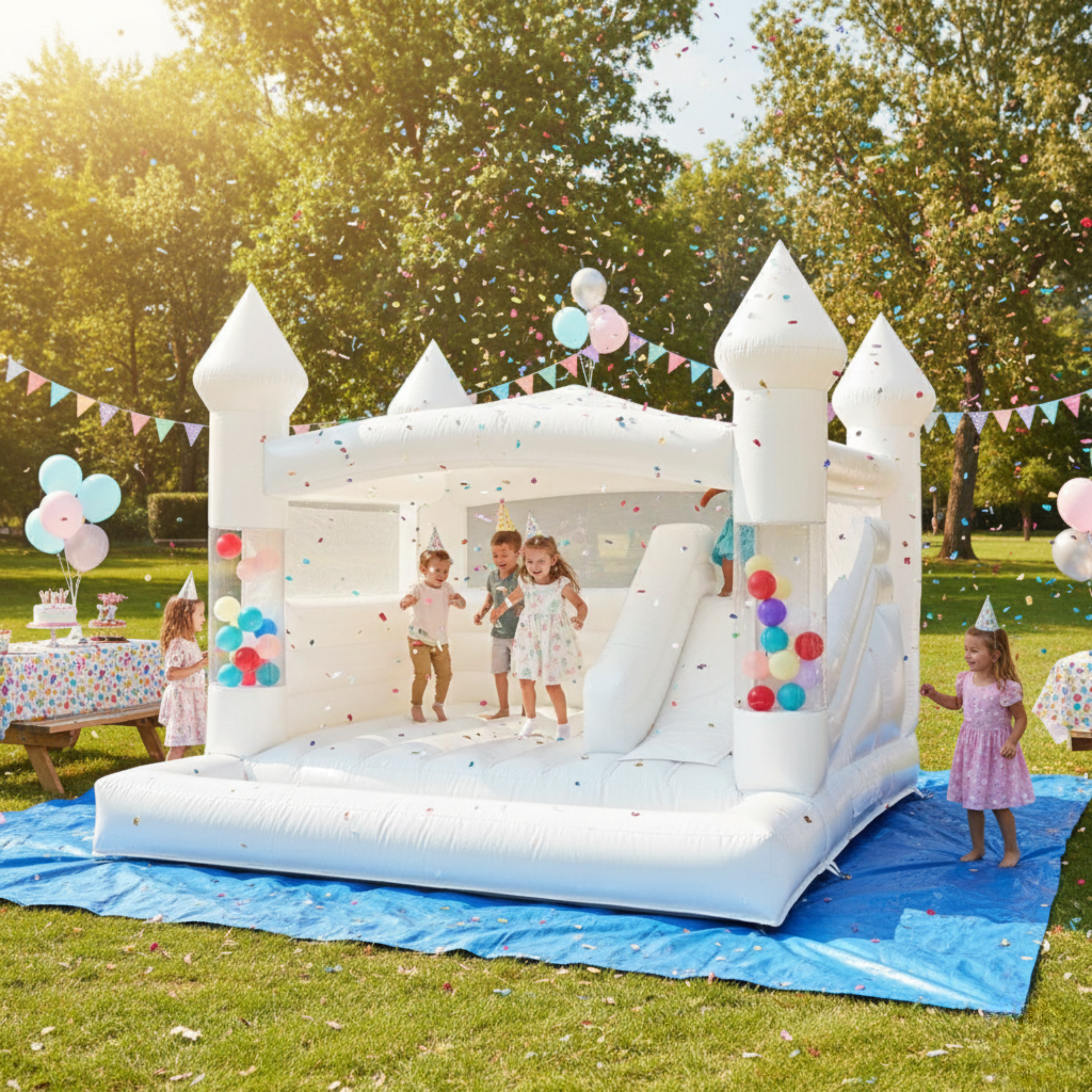 Juego Inflable • Castillo Inflable Globos • 4.5x4.5m