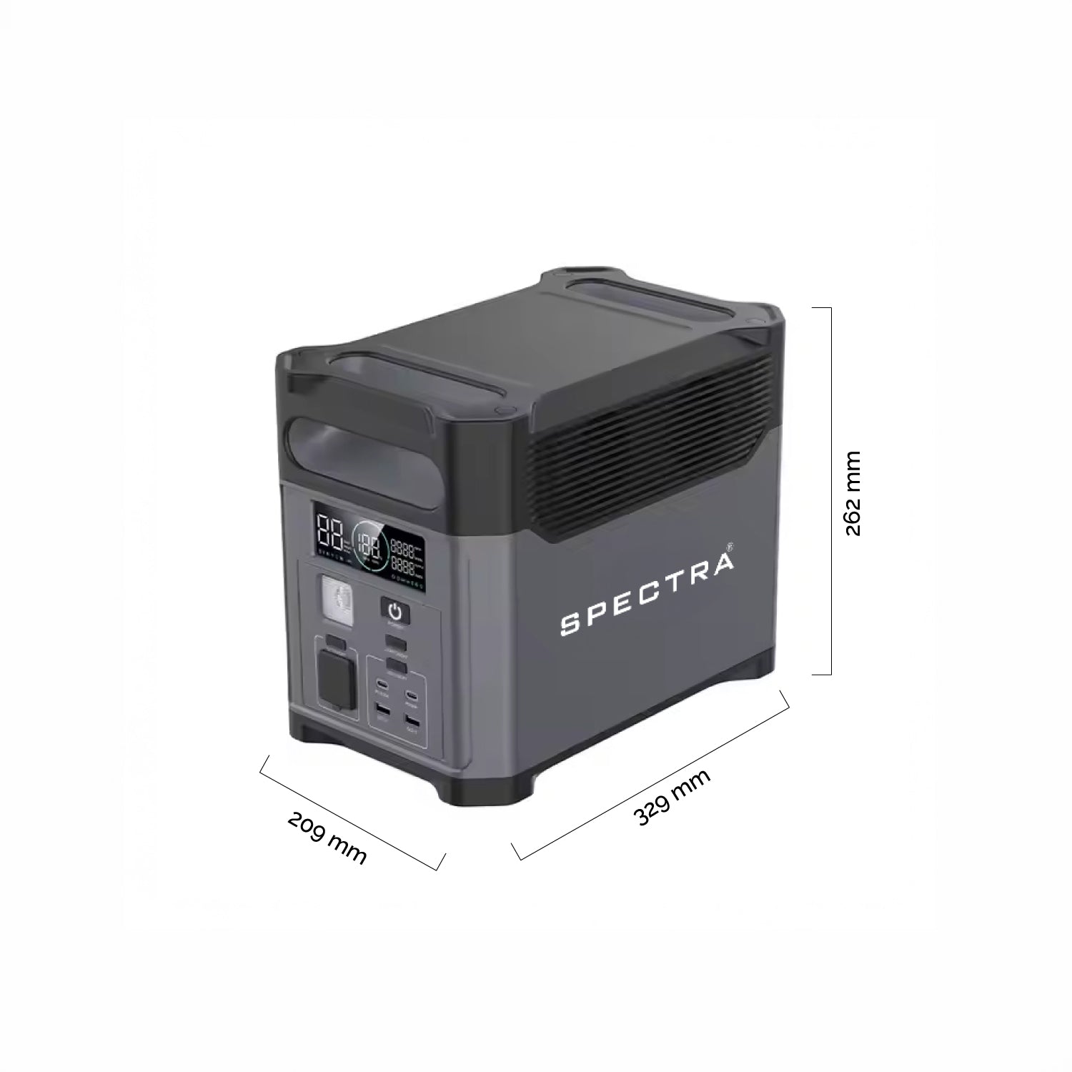 Estación de Energía Solar Spectra • Portátil Outdoor • 1024Wh/1200W • Recargable