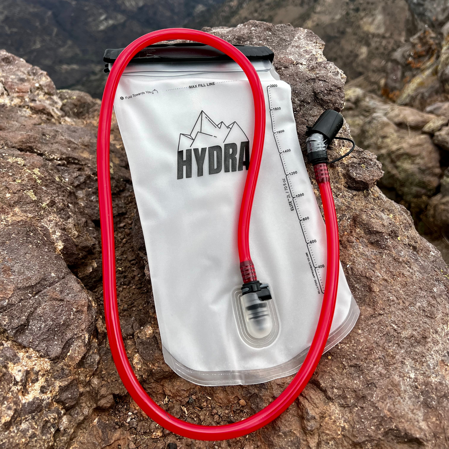 Mochila Hidratación • Hydra Plus • 2L • Nuevo Modelo 2025 Incluye Manguera Extension para Casco