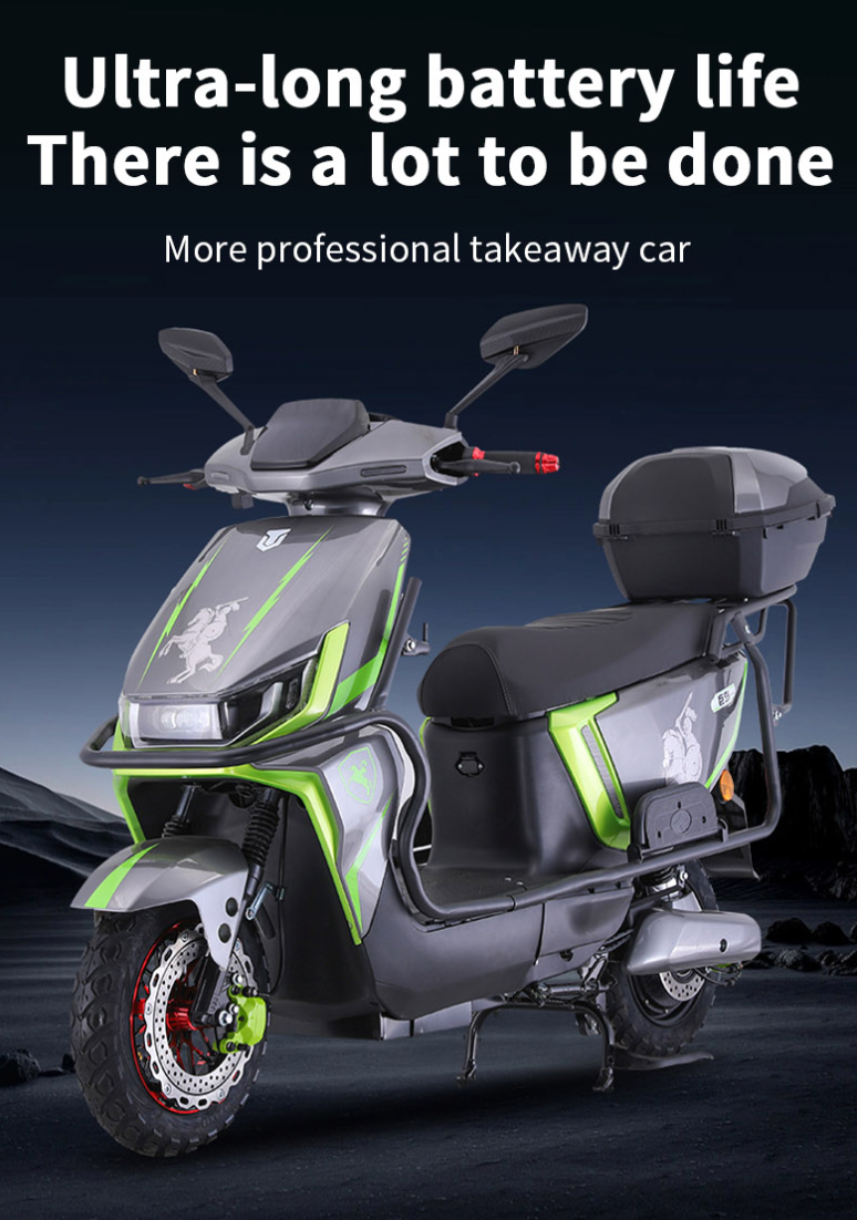 Moto eléctrica scooter 1000W con batería de litio – vista 6