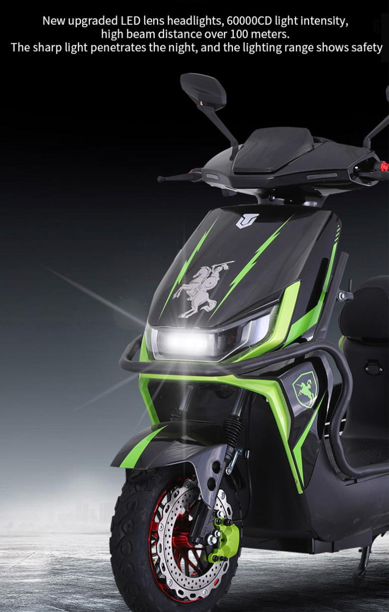 Moto eléctrica scooter 1000W con batería de litio – vista 10