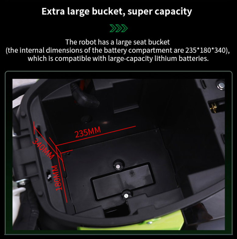 Moto eléctrica scooter 1000W con batería de litio – vista 15