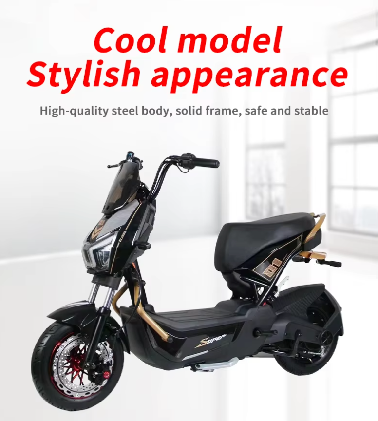 Moto eléctrica scooter 1000W 2.0 con batería de litio – vista 4