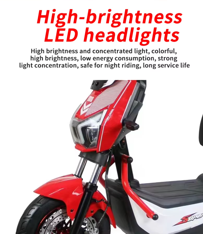 Moto eléctrica scooter 1000W 2.0 con batería de litio – vista 5
