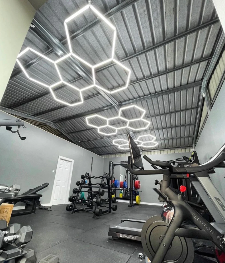 Luz Led Spectra • Flor de Hexágonos • 2.52x2.38 mts • 180 Watts