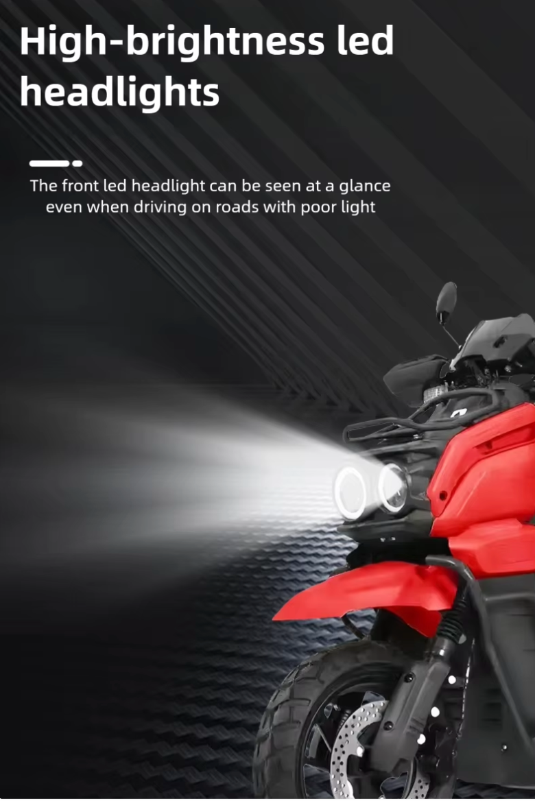 Moto eléctrica scooter 2000W con batería de litio – vista 6