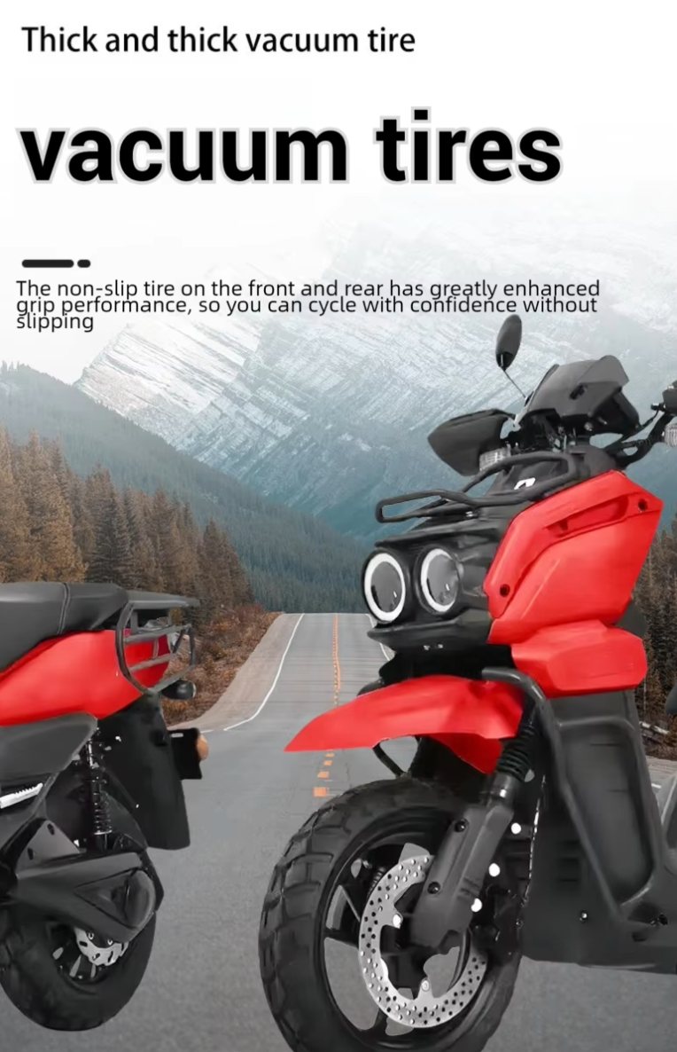Moto eléctrica scooter 2000W con batería de litio – vista 5